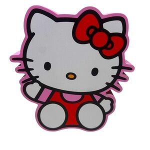 Hello Kitty Wood Wall Sign Decor Mothers Day Gift